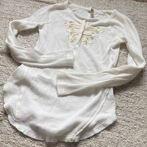 We The Free Cream Long Sleeve Thermal Top